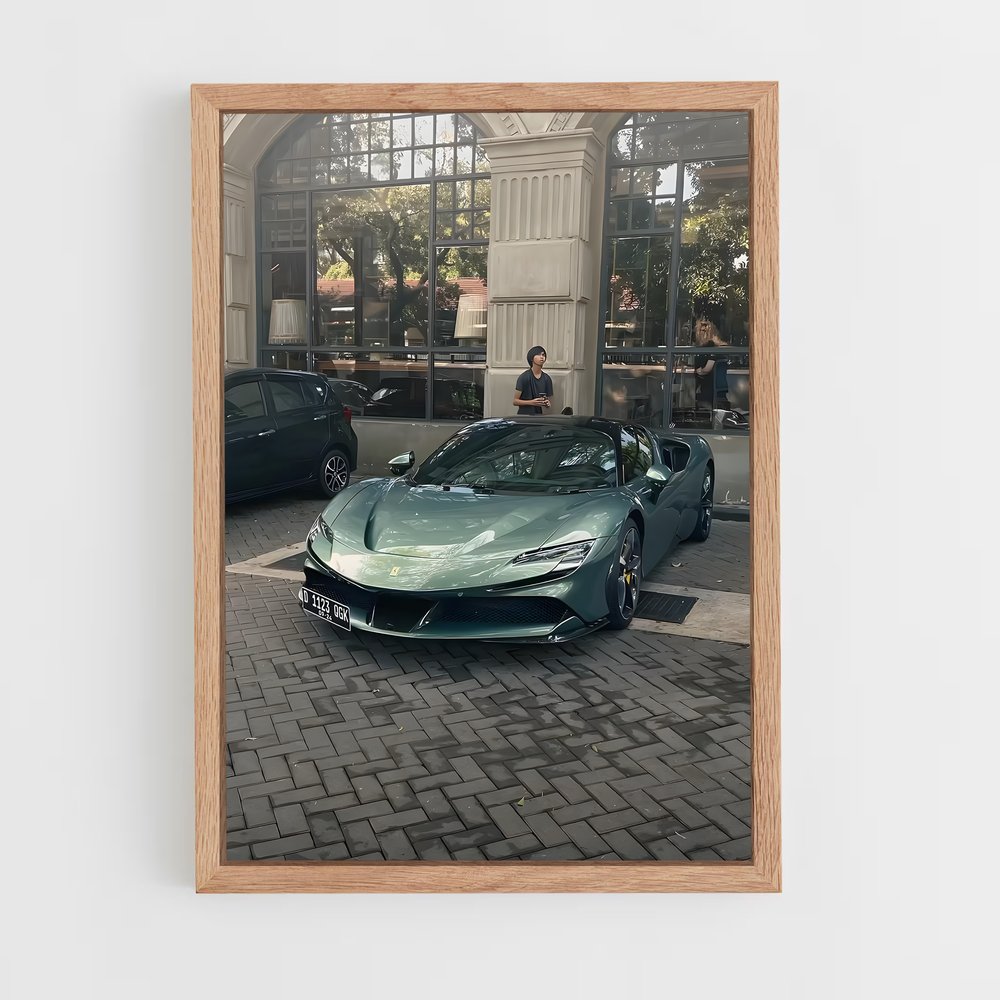 Poster spider roues – affiche Ferrari (vue 4)